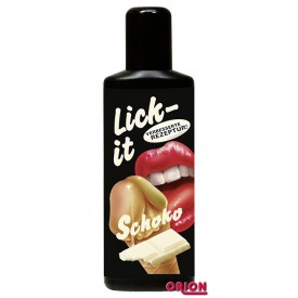 Съедобная смазка Lick It со вкусом белого шоколада - 50 мл.